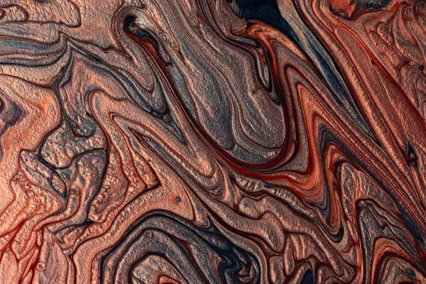 Multicolored Shimmer Mármore Background Mixed Esmaltes Compõem Concept Beautiful Manchas — Fotografia de Stock