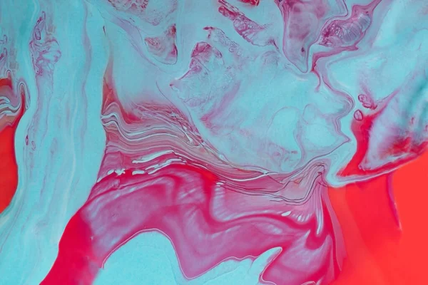 Astratto marmo sfondo rosa e blu colors.Fluid tecnica d'arte.Liquid texture di smalto per unghie.. — Foto Stock