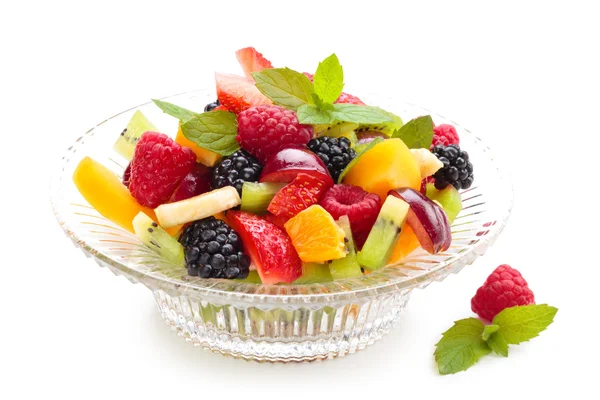Ensalada de frutas frescas. — Foto de Stock