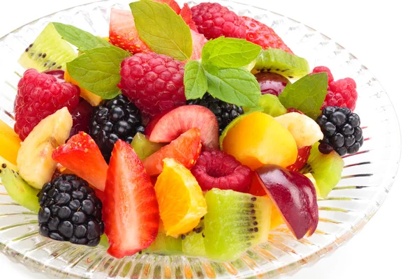 Ensalada de frutas frescas. — Foto de Stock