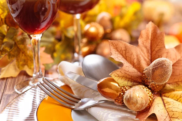 Thanksgiving dinner decoration. Stock Picture
