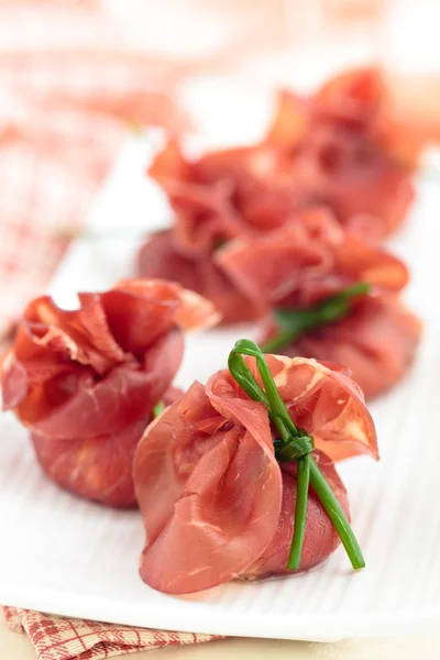 Bresaola ripiena — Foto Stock