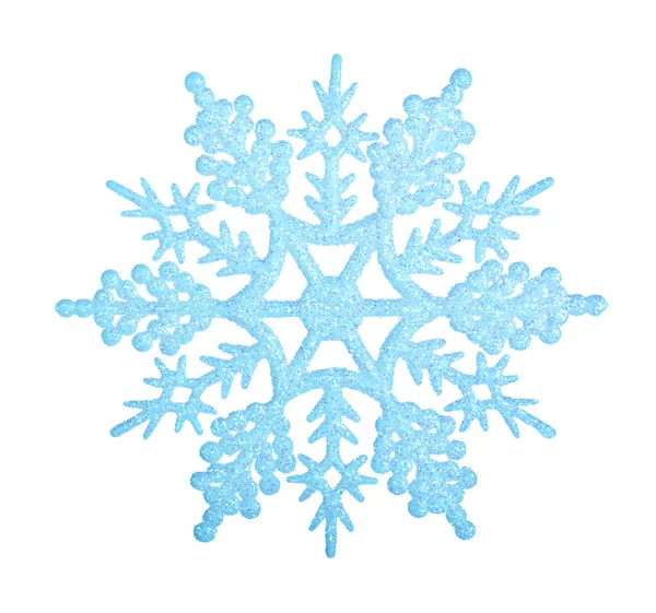 Blauwe sneeuwvlok. — Stockfoto
