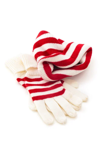 Winter muts en handschoenen. — Stockfoto