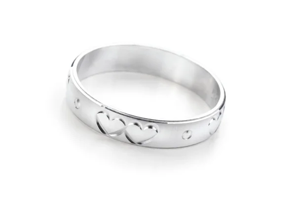 Silver Ring. — Stock Photo, Image