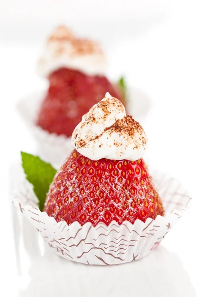 Strawberry dessert. — Stock Photo, Image