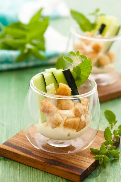 Cucumber salad. — Stock Photo, Image