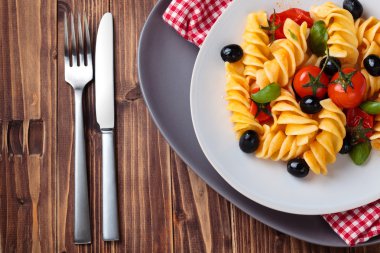 İtalyan yemeği. makarna