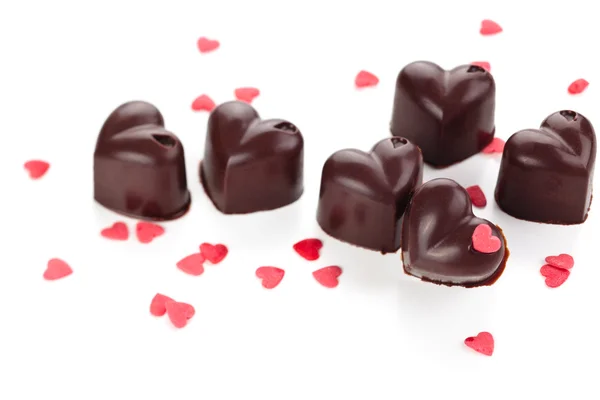 Homemade chocolate candies. — Stock Photo, Image