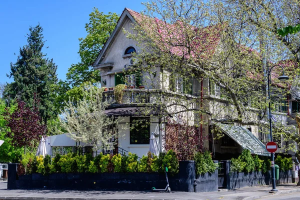 Bukarest Rumänien März 2021 Altes Historisches Haus Aviatorilor Viertel Fotografiert — Stockfoto