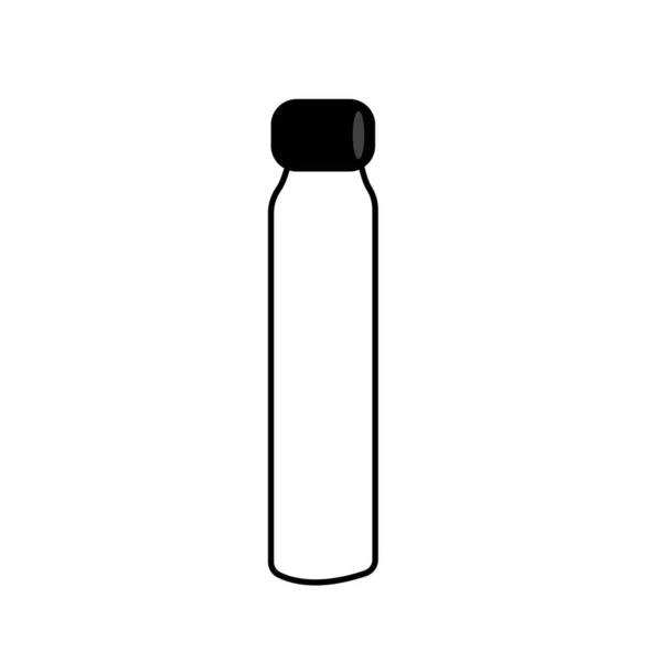 Reusable bottle icon. White background. Flat style — Stock Vector