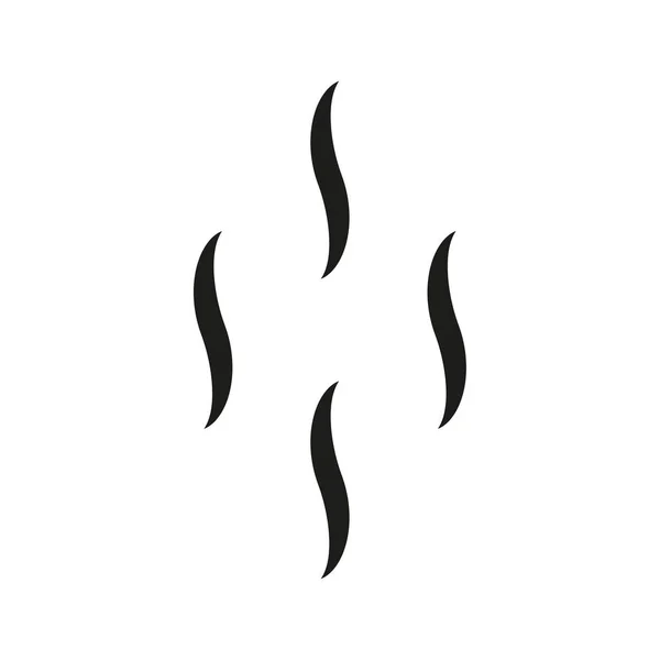Rauchgeruch Symbol Isoliert Dampf Geruch Aromazeichen Oder Dampfvektorsymbol Auf Weißem — Stockvektor