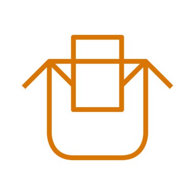 Öğretim için kahve poşetini kupa simgesine koyun. Kağıt uzantıları ayır ve onları bir kahve fincanının kenarlarına tak.