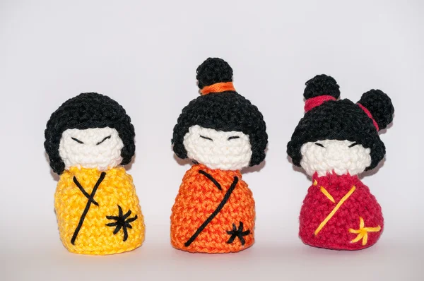 Bonecas japonesas — Fotografia de Stock