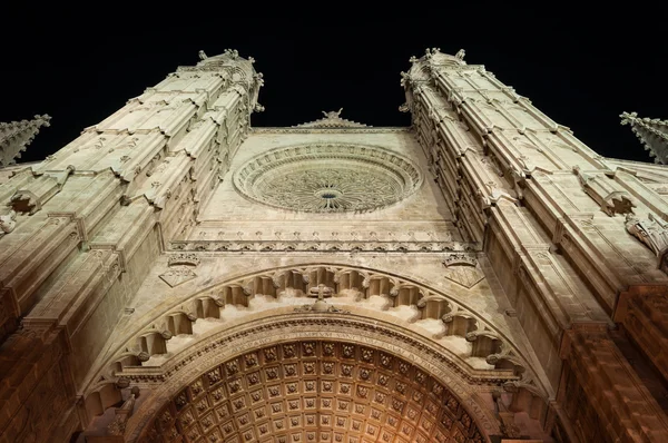 Kathedrale von Palma de Mallorca, Balearen, Spanien — Stockfoto