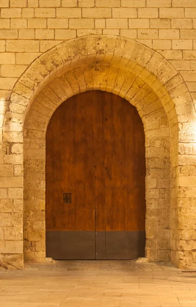 Porta del Palazzo Reale ingresso Almudaina — Foto Stock