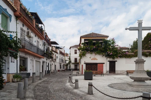 Bairro de Albaicin Granada — Fotografia de Stock