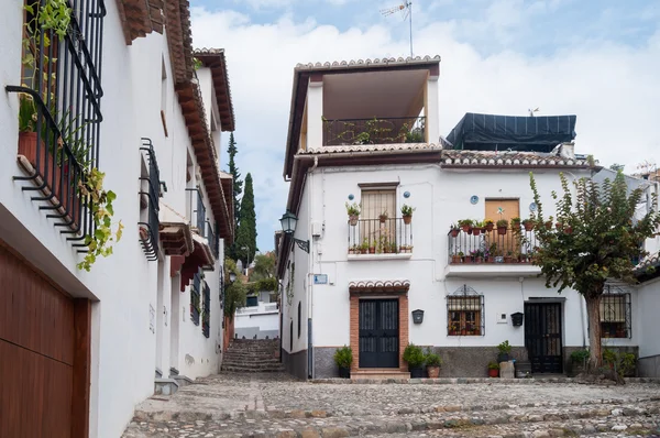 Buurt van Albaicin Granada — Stockfoto