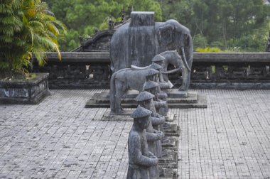 İmparatorluk mezarı İmparator Khai Dinh Hue - Vietnam