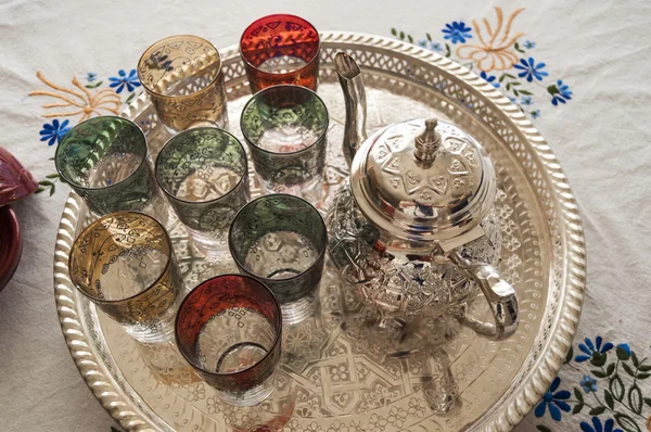 Game of Moorish tea — Stock Photo, Image