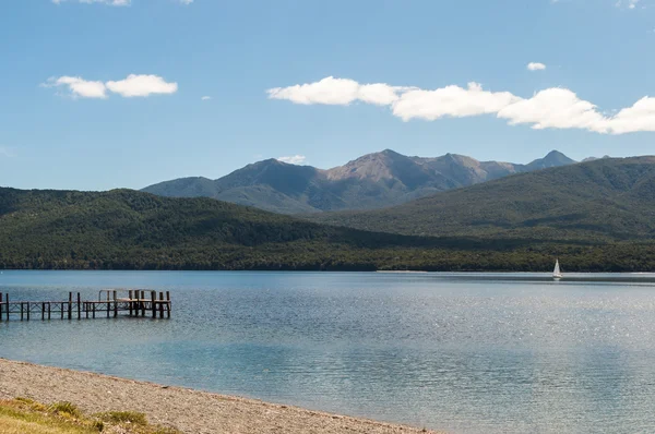 Lago Te Anau en Nueva Zelanda —  Fotos de Stock