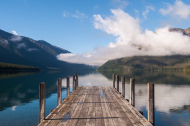 Nelson gölleri Milli Parkı Yeni Zelanda