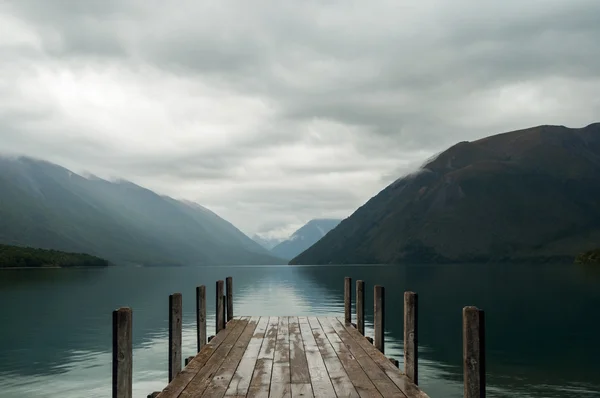 Nelson lakes nationalpark neuseeland — Stockfoto