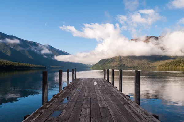 Nelson lakes nationalpark neuseeland lizenzfreie Stockfotos
