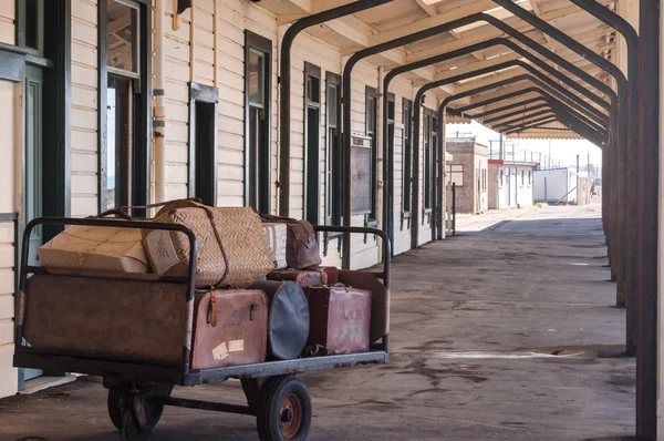 Oamaru σιδηροδρομικό σταθμό — Φωτογραφία Αρχείου