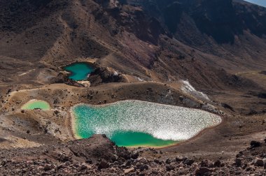 Zümrüt göller, Tongariro Ulusal Parkı 