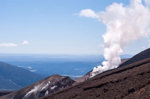 Fumarole active volcano — Stock Photo, Image