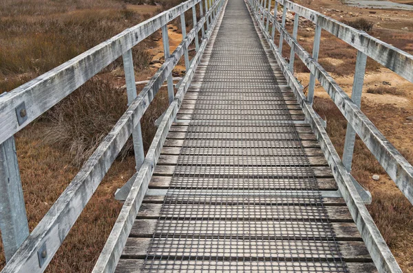 Holzstegbrücke — Stockfoto