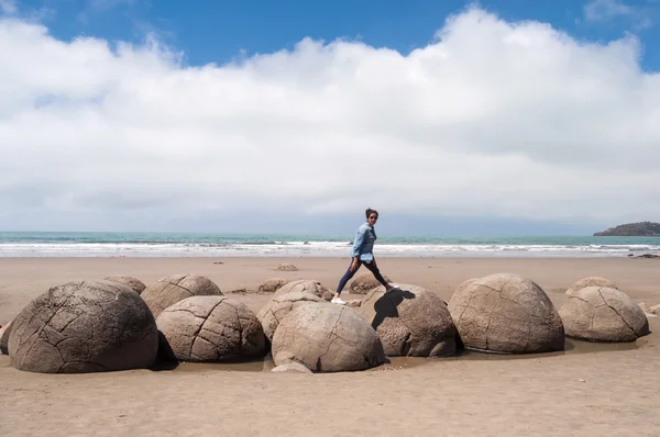 Pedras de Moeraki — Fotografia de Stock