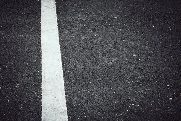 Ασφαλτοστρωμένος Δρόμος Λευκή Γραμμή Αντιγραφή Χώρου — Φωτογραφία Αρχείου