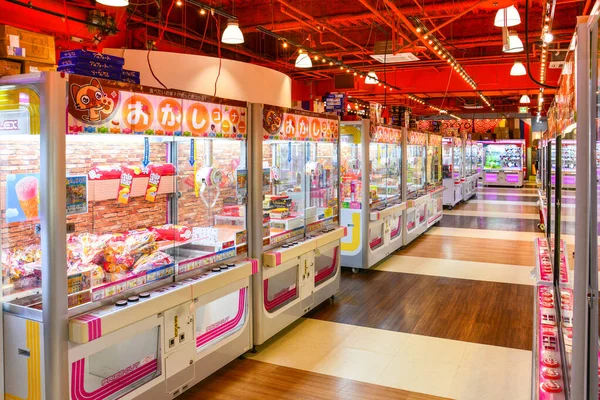 Tokio Japan März 2018 Eine Reihe Von Spielzeugkrallen Spielautomaten Oder — Stockfoto