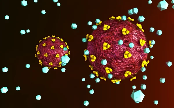 Wirus HIV komórek — Zdjęcie stockowe