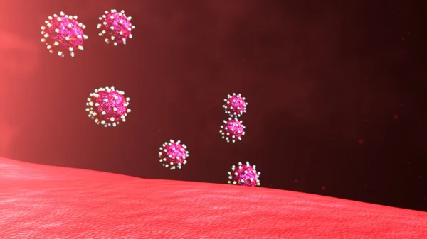 Hiv-Viruszellen — Stockfoto