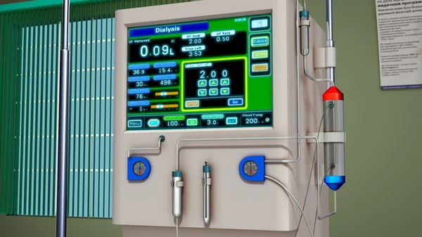 Hemodialysis, blood purification machine — Stock Photo, Image