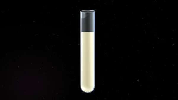 Sperme stocké dans un tube en verre — Photo