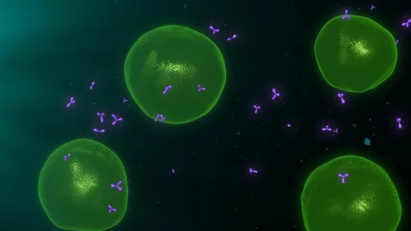 T Cells lymphocytes — Stock Photo, Image