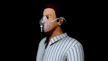 Hasta için oksijen tedavisi