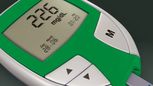 Glucose measuring device — Stock Photo, Image