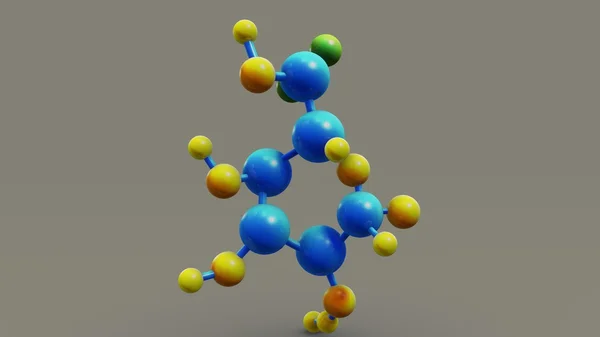 Estrutura da glucose humana — Fotografia de Stock