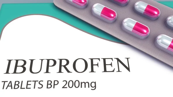 Medicamentos ibuprofeno comprimidos — Fotografia de Stock