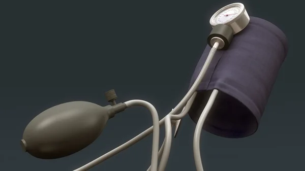 Krevní tlak měřící stroj — Stock fotografie