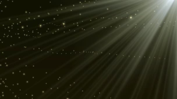 Rayons avec particules 