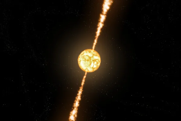 Gwiazda neutronowa — Zdjęcie stockowe