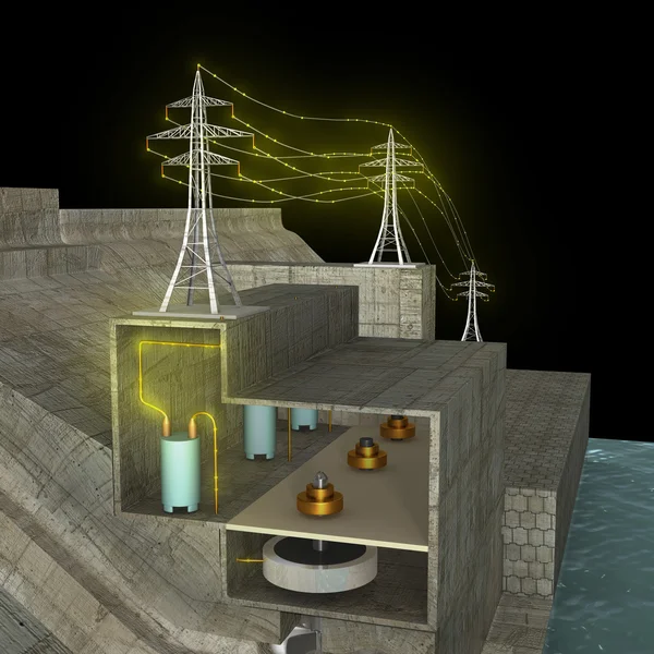 Hydro Power Station — Stockfoto