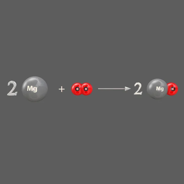 Magnesium oxide formula — Stock Photo, Image