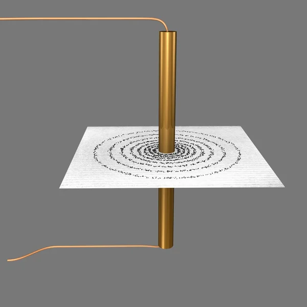 Física circular de bobinas — Foto de Stock